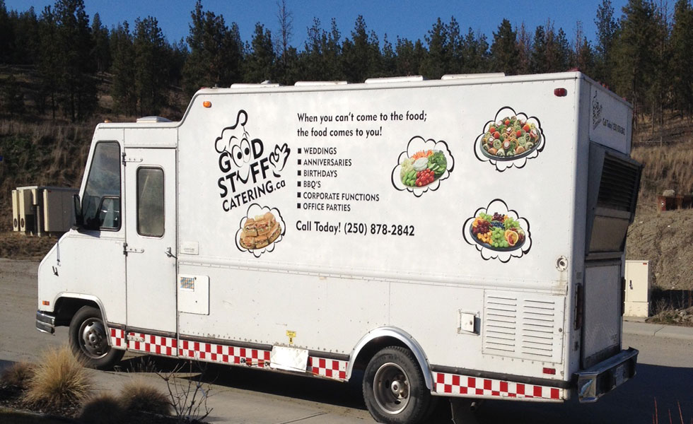 Kelowna's Good Stuff Catering offers a mobile food truck to best serve any occasion, any time of the day!